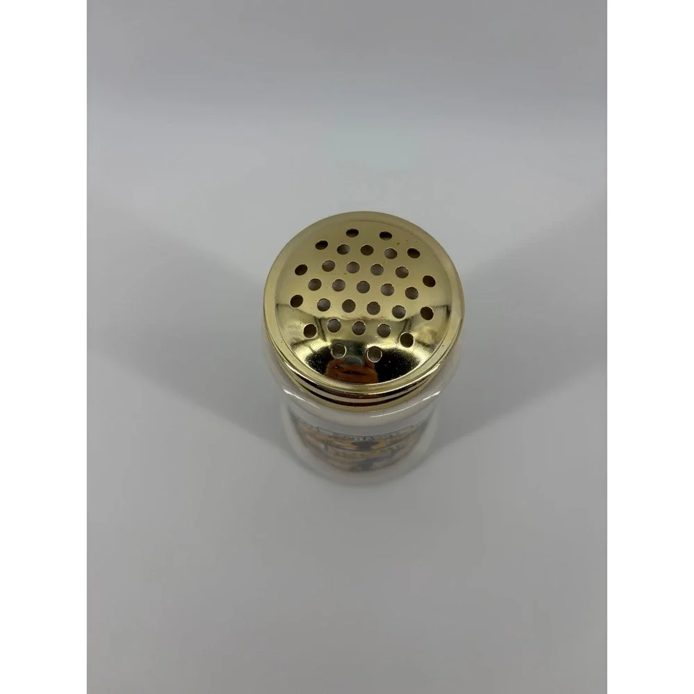 Vintage Himark San‎ Remo Italia Ceramic Cheese Shaker White Gold Lid